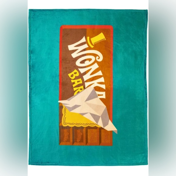 SOLD Franco Collectibles Willy Wonka & The Chocolate Factory throw - Picture 1 of 2